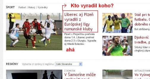 Kto vyradil koho?